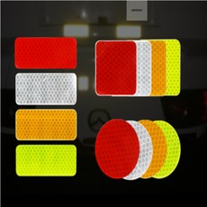 겟데이 리플렉터 반사 스티커 자동차리플렉터반사스티커, 정사각형 옐로우