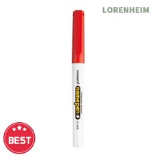 로렌하임 모나미 네임펜F 중간글씨 적색 1.0mm 유성잉크 12개입 사무용 중간글씨펜