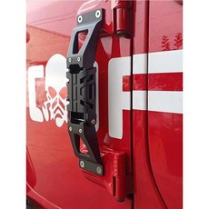 랭글러호환 07-24 JKJLJT 수정 측면 사다리 도어 발판 접이식 액세서리 알루미늄 합금, JeepWrangler New Energy (수입), 2007-2024, 18-24 JL