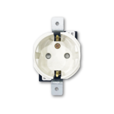 진흥 닥트용 둥근형 매입 1구접지콘센트(16A 250V), 1개