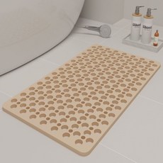 浴室防滑墊 淋浴房浴缸腳墊 衛生間廁所地墊, 1個, 黃,長70寬38釐米 小號