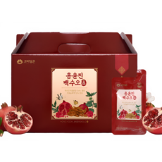 고이담은 홍윤진 백수오진 70g 30포 스페인산 석류 국내산 백수오 착즙원액 농축주스, 30개