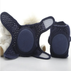 아기찍찍이무릎보호대 미끄럼방지 걸음마연습 걷기 유아 돌아기, 네이비, 1개
