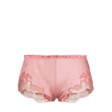 카린길슨 레이스 트리밍 실크 쇼츠