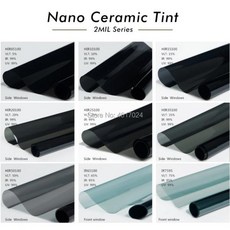 차량용썬팅지 나노 세라믹 필름 자동차 유리 색조 창 보호 50cm x 6m IR100내열성, [03] HIR50100