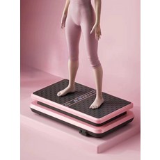 홈트 운동기 쉐이크보드 마사지 뱃살 바디슬리머 진동 덜덜이 홈트레이닝 실내, 4. 24단계 업그레이드 모델-샴페인골드