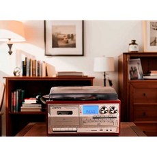LP CD 카세트 블루투스 오디오플레이어 USB SD지원, 1개, 6.실버(양방향)
