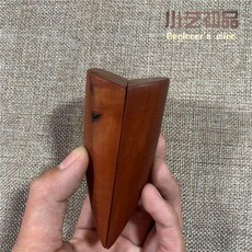 牛角卦、月牙卦、雷擊棗木聖盃木卦、九宮八卦、河圖洛書, 牛角型小號底斜面 6CM, 1個