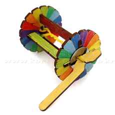 (한진과학)K2 고무동력 수레