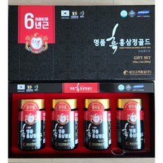 삼신고려홍삼 6년근 흑홍삼정골드, 240g[4병], 240g, 4개 240g[4병], 240g, 4개