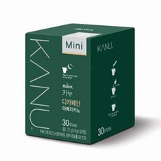 맥심 커피 카누 디카페인 아메리카노 미니커피 30TA013976, 900mg, 1, 2세트
