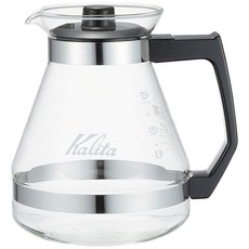 칼리타 Kalita 붓기 쉬운 커피 서버 보온104용 내열유리 7~12인용 1200ml 식기세척기 대응 1200서버 N#31133 커피 핸드 드립 기구 커피 카라페 디켄터 세련, 상세페이지 참조, 1개, 1ml