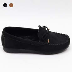 페조 여성 스웨이드 로퍼 기모 안감 단화 PZSL-LM302