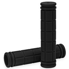 고아웃타운 자전거 핸들 손잡이 고무 그립, 블랙, 1세트