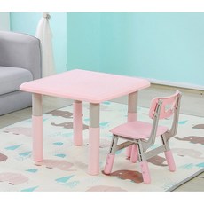 加利寶貝 成長型兒童升降桌 幼兒學習桌 兒童書桌, 粉色升降桌贈1