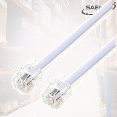세이랩 펠로우즈 전화 케이블 5M 99232 전화선 모뎀 통신 연결선
