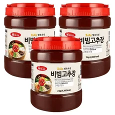 비빔 고추장 2kg 3개, 1개