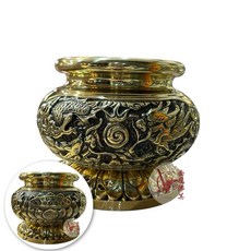 金龍佛具 台灣製 龍蓮爐 雙龍爐 蓮花爐 神明爐, 1個