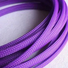 PET 확장형 케이블 슬리브 타이트 브레이드 경도 절연 라인 보호 와이어 랩 글랜드 시스 2mm 40mm 1 계량기, [11] 보라색, [05] 10mm, [02] 10Meter, 1개