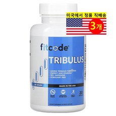 핏코드 Tribulus 트리뷸러스 650 mg 30 베지캡슐, 3개, 30정