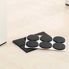 충격 의자 가구 소음 방지 진동 흡수 패드 원형lov7+9seC, 1개