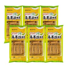 금호제과 저나트륨 전통 구워서 만든 두부과자, 6개, 110g