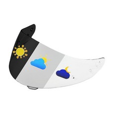 YMTSGEQ HJ-17 헬멧 바이저 교체품. C90 헬멧 페이스 쉴드 UV 보호 HJC C90 C91 C91N CL-MAX 2 IS-MAX BT SY-MAX 3 I, 포토크로믹 투명/딥 블랙 낮과 밤 사용