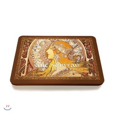 아르누보 색연필 틴케이스, 50색, 1개