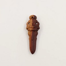 雷擊木棗木劍吊墜，客製化雕刻，兒童嬰兒臥室床頭掛飾, 雷擊木睚眥劍【1號】不帶掛繩, 1個