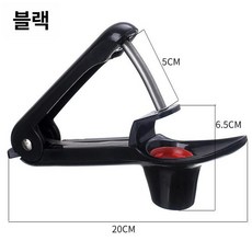 매실 체리 대추 올리브 씨제거 씨분리기 씨빼는기계, 1개, 블랙