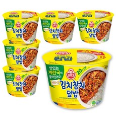 오뚜기 김치참치덮밥 즉석국 (유통기한 임박 특가), 6개, 315g