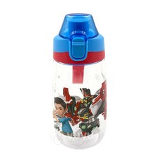 헬로카봇16 용사 손잡이 원터치 트라이탄 보틀 물병 어린이 유아 아동 아기 물통, 1개, 500ml, 블루