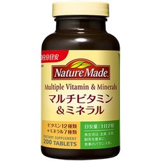 Nature Made 萊萃美 大塚製藥 綜合維他命 & 礦物質 200錠 100日份, 1個
