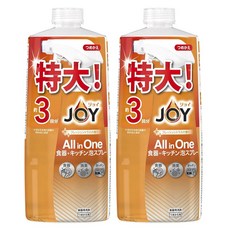 ultra Joy All in One泡沫廚房洗劑補充裝 清新柑橘味, 2個, 690ml