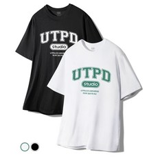 UNTAPPED STUDIO UTPD 시그니처 퓨어코튼 빅 오버핏 반팔 티셔츠 2 COLOR 275924