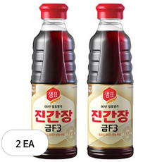 샘표 진간장 금 F3, 300ml, 2개