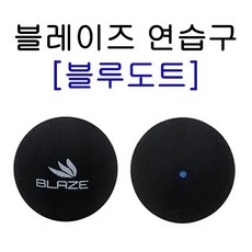 [정품] 블레이즈 스쿼시 연습볼 (파랑점) 1개입 스쿼시 연습구 스쿼시 연습공
