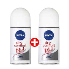 니베아 드라이 컴포트 롤온 데오드란트, 50ml, 2개
