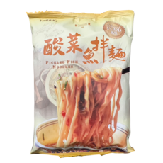 和秋 酸菜魚風味拌麵 Q彈麵條 酸香夠味 快速方便 美味選擇, 10包