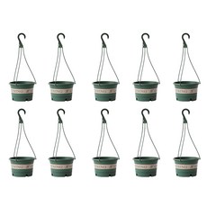 한가득마켓 플라스틱 행잉화분 10개, 혼합색상