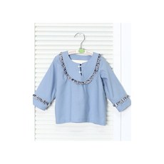 패션스타트 패턴인 P473 Blouse 아동 블라우스 셔츠 옷 패턴 도안 옷본 아동복, 1개, 혼합