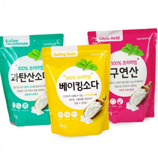 다목적 세제 베이킹소다 과탄산소다 구연산 2kg 세트 대용량 주방 청소용, 감동 과탄산소다 2kg