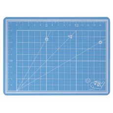 蠟筆小新 雙面切割墊 A4 B6 台灣製, 藍色-B6