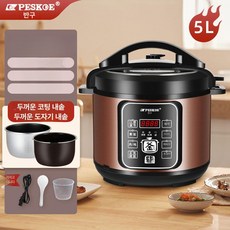 발효기 요거트 나토 효소 가정용 쌀누룩 청국장 요플레 흑마늘 업소용, 5L 내솥 + 에나멜 내솥 두꺼운 2-6, 기본 색상