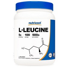 뉴트리코스트 퓨어 L-류신 파우더 500g, 1개