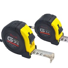 로얄 타지마 자동 양면 자석 자켓 줄자 5.5M 7.5M 마그네틱 오토락, 5.5 미터, 1개