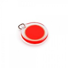 다용도양면번호판 빨강 9835 지름38 1개입, 1개