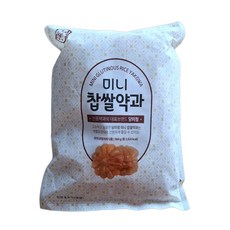 담미정 미니찹쌀약과 대용량 전통간식 한입약과 개별포장 간식 전통과자, 960g, 2개