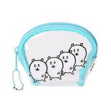 캐릭터 파우치 투명 담곰이 민트 반원 파우치 키링 케이스 소품 여행