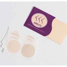 얇은 유두가리개 젖꼭지패드 니플패치 캡 반팔 남성용 5쌍 세트